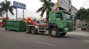 Xe Chở Rác Thùng Rời Howo